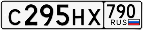 Автомобильный номер С295НХ 790