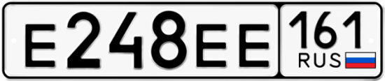 Автомобильный номер Е248ЕЕ 161