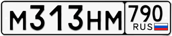 Автомобильный номер М313НМ 790