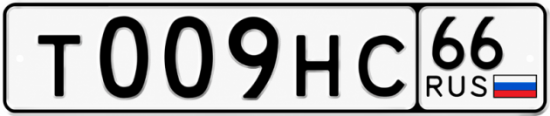 Купить гос номер Т009НС 66