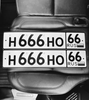 Фотография автомобиля с номером Н666НО 66