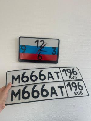 Фотография автомобиля с номером М666АТ 196