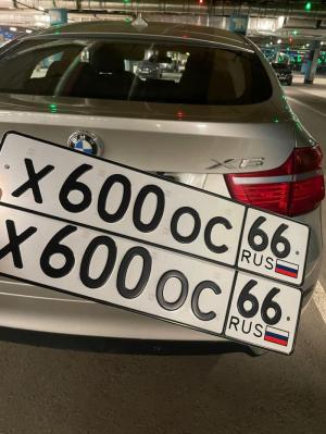 Фотография автомобиля с номером Х600ОС 66